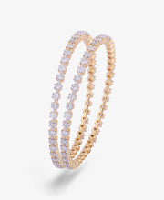 Blinged in Diamond Bangles